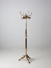 vintage Italian brass coat rack