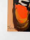 vintage clown painting
