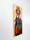 vintage clown painting