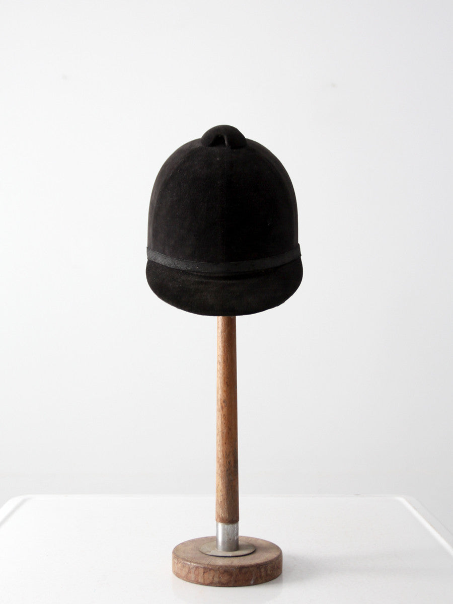 vintage equestrian riding hat