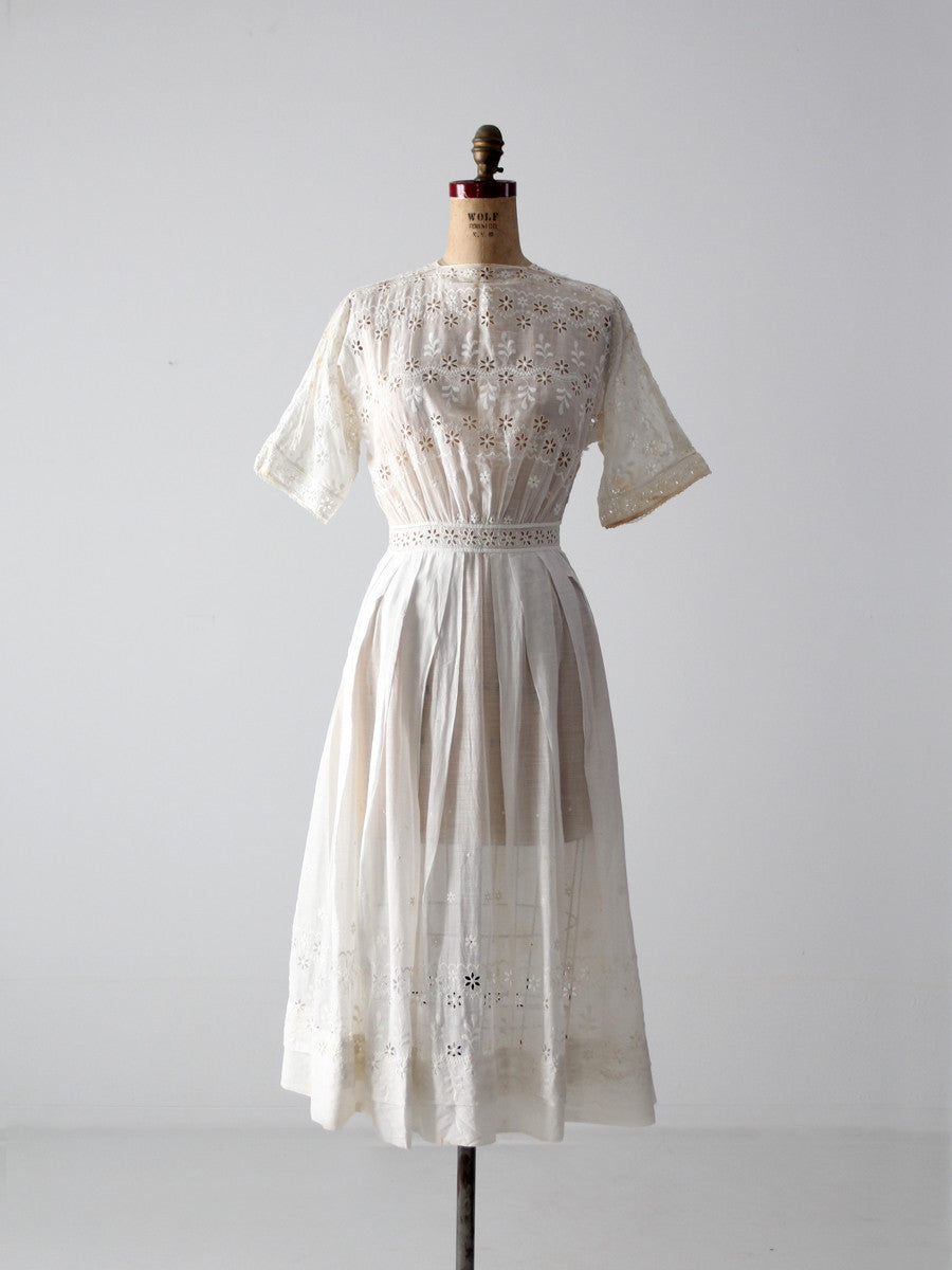 antique Edwardian dress