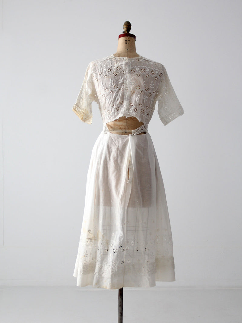 antique Edwardian dress