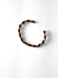 vintage copper cuff