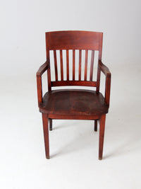 antique wooden library chair