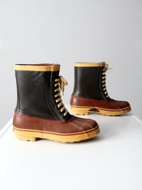 vintage Explorers rubber boots, men's size 9