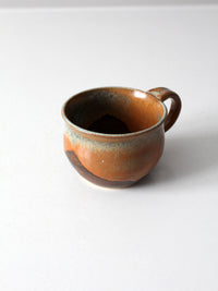 vintage studio pottery mug