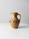 vintage studio pottery pitcher