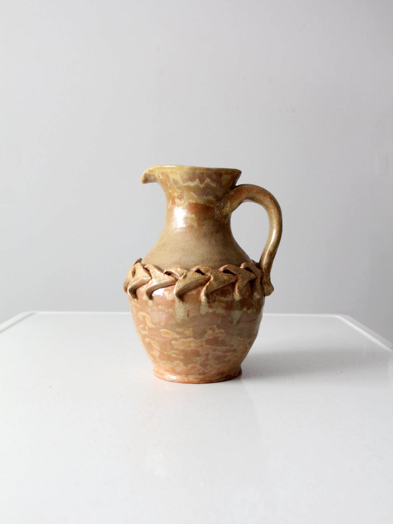 vintage studio pottery pitcher
