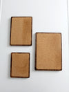vintage cork boards set of 3