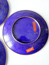 vintage Ching-t'ai Ian Artist Workshop cloissone plates set/3