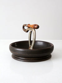 antique nut cracker bowl