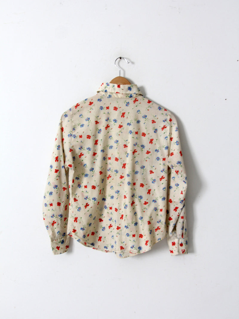 vintage floral shirt