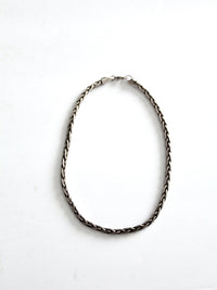 vintage rope chain necklace