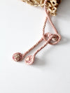 antique crotchet reticule bag
