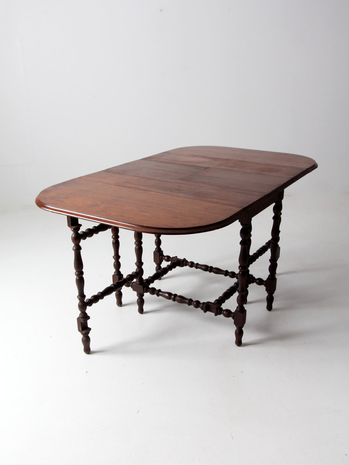 vintage gate leg drop leaf table