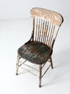 antique spindle back chair