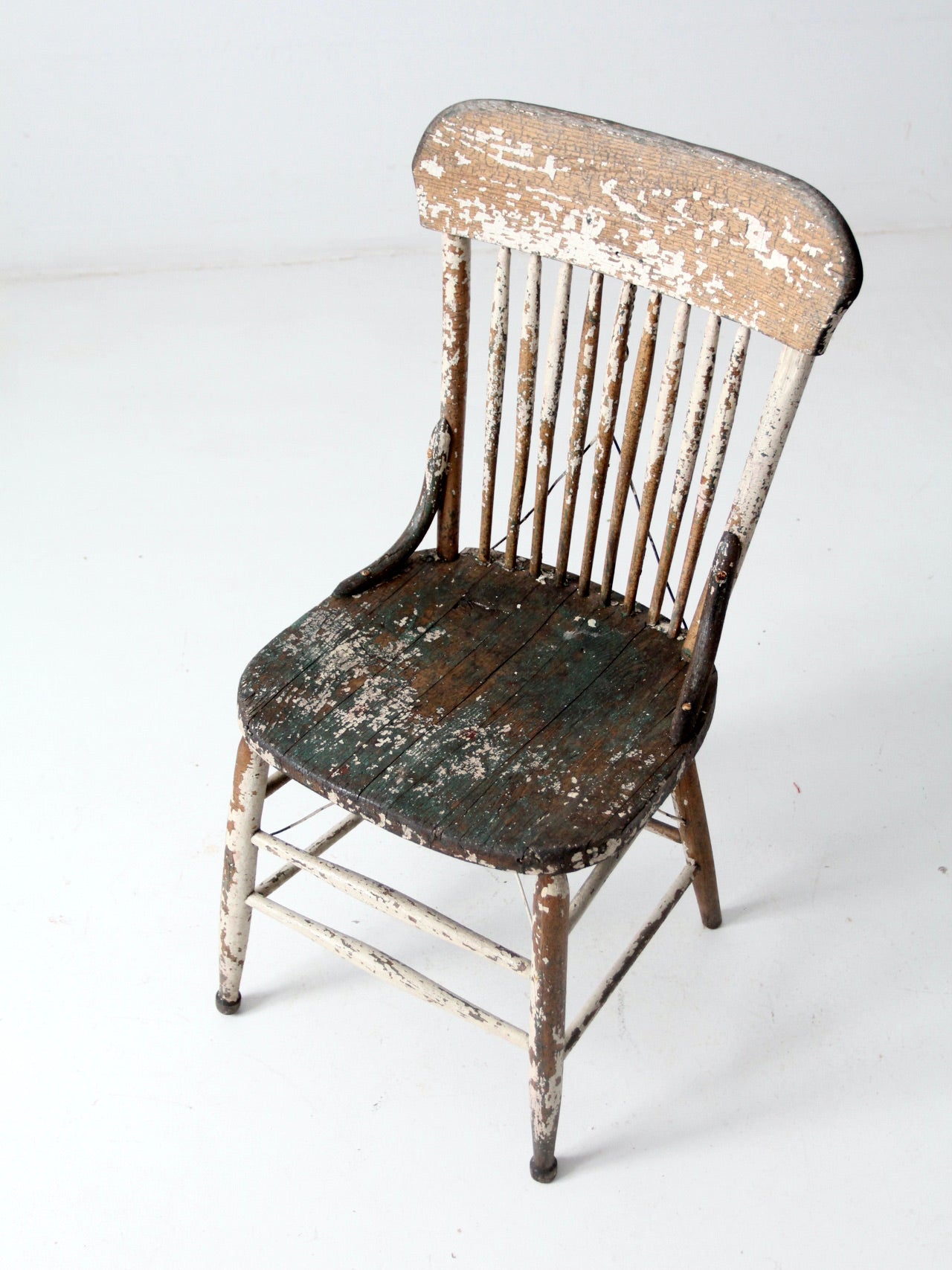 antique spindle back chair