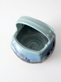 Carl Sheehan studio pottery basket ca 1999