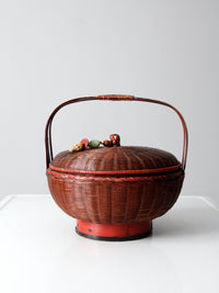 vintage Chinese basket