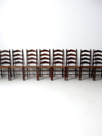 Tell City Chair rush seat dining chairs set of 8