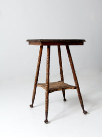 antique claw foot side table