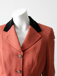 vintage 70s equestrian riding jacket by Harry Hall of London