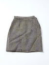 vintage 60s houndstooth skirt
