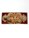 antique woven tapestry wall hanging