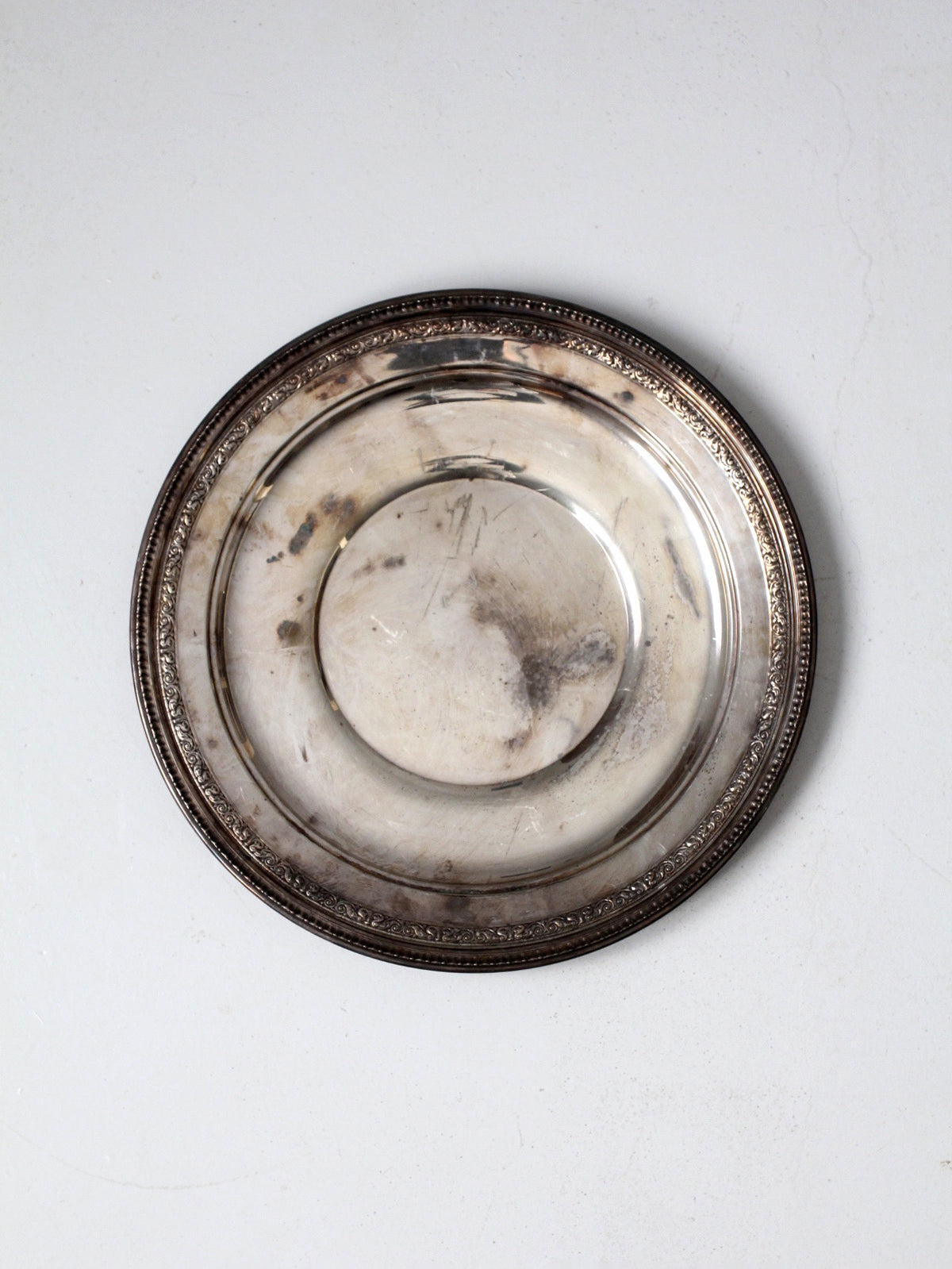 vintage silverplate tray by Reed & Barton