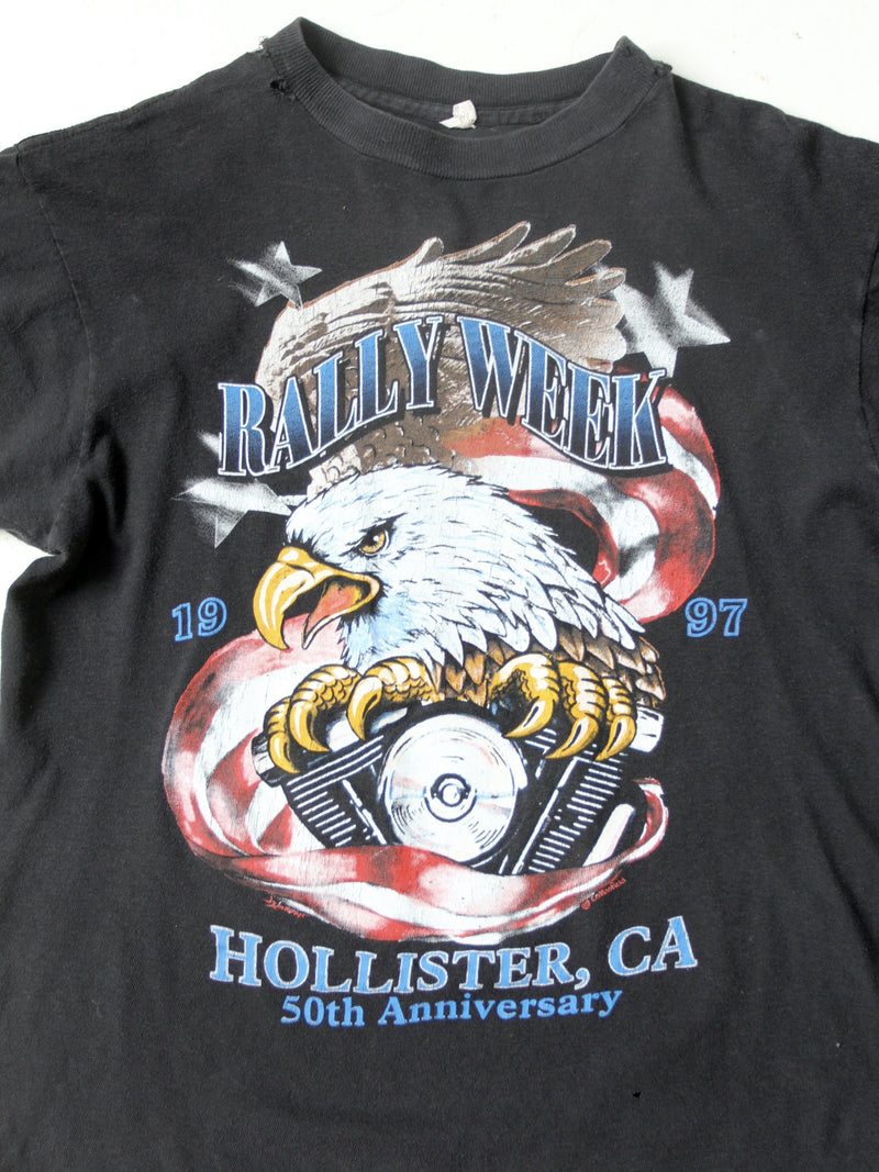 vintage 1997 Hollister rally week t-shirt