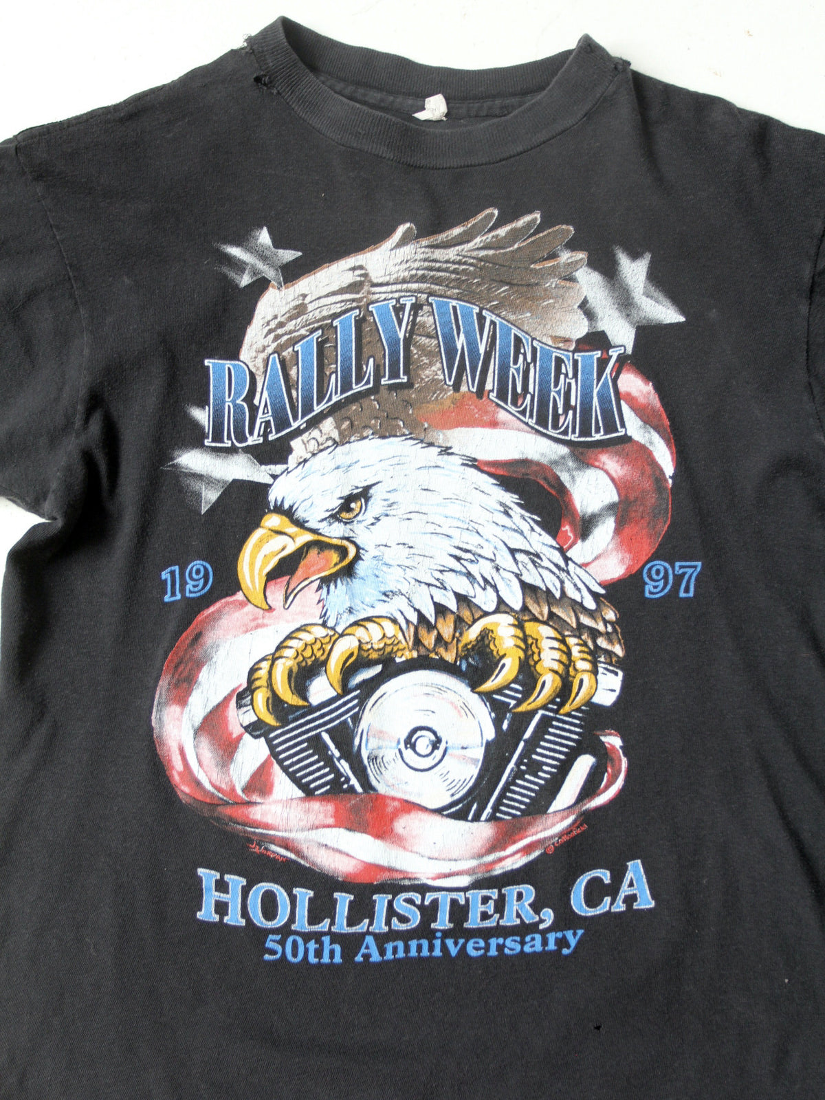 vintage 1997 Hollister rally week t-shirt – 86 Vintage