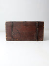 antique wooden trunk