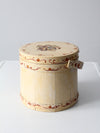 vintage painted sugar bucket