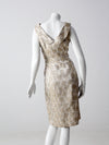 vintage 60s brocade dress