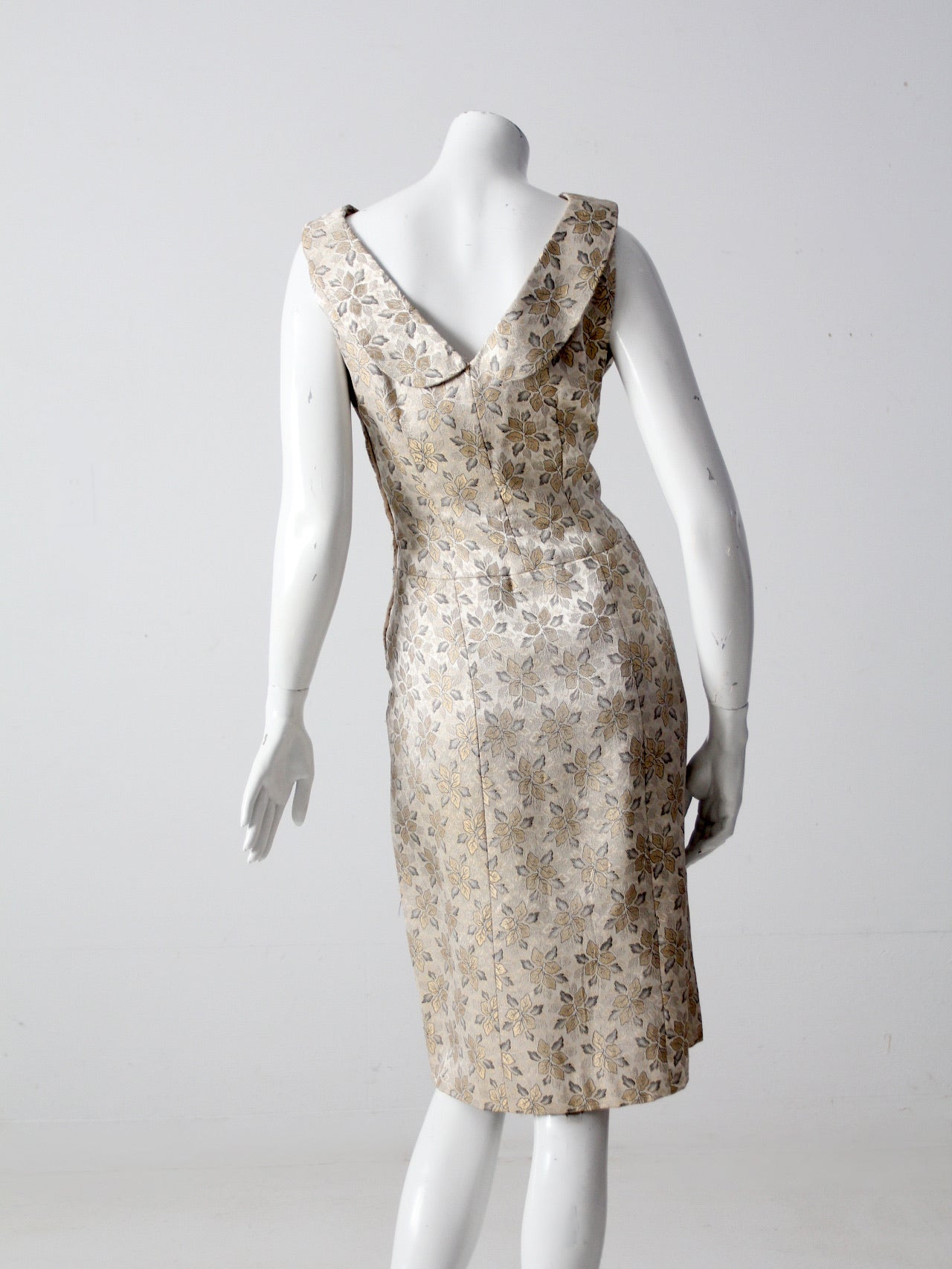 vintage 60s brocade dress