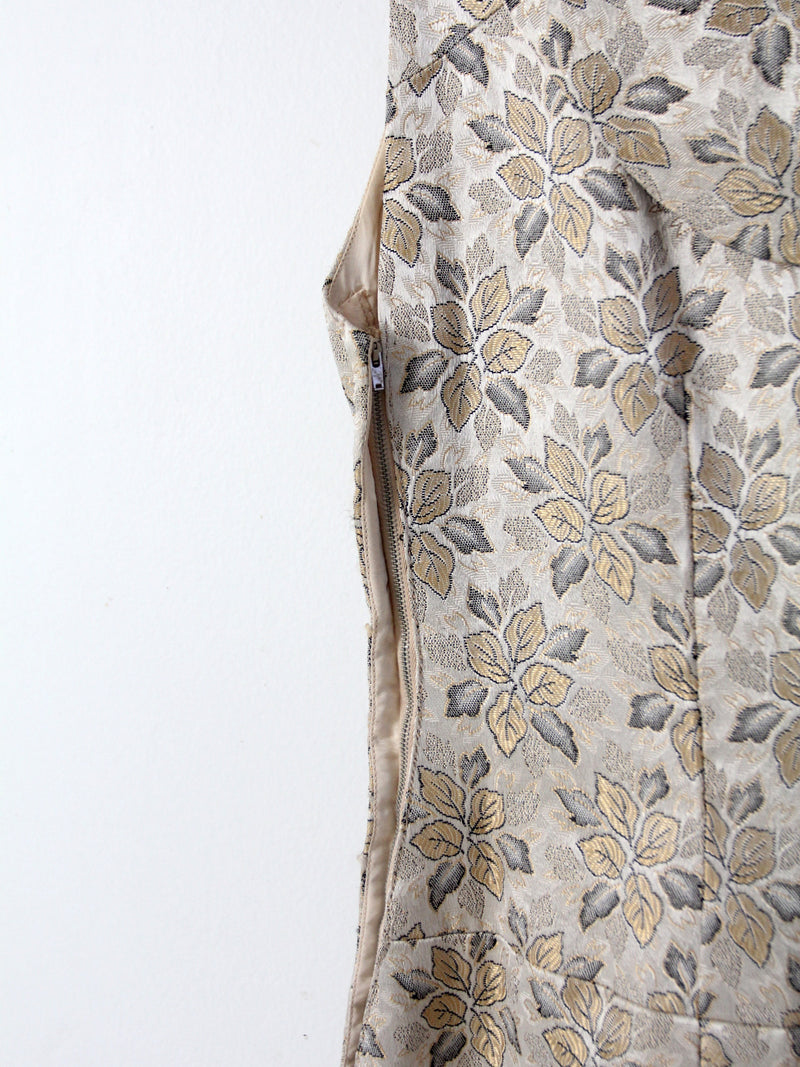 vintage 60s brocade dress
