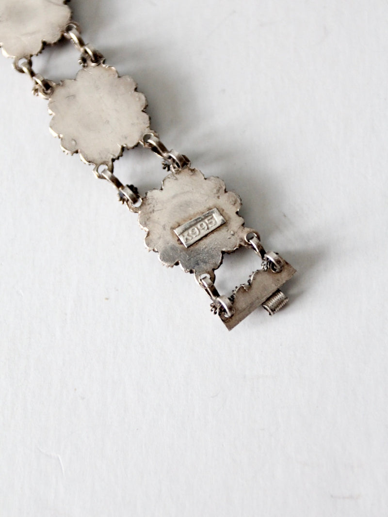 vintage 995 silver bracelet