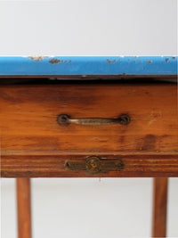 antique enamel top kitchenette table