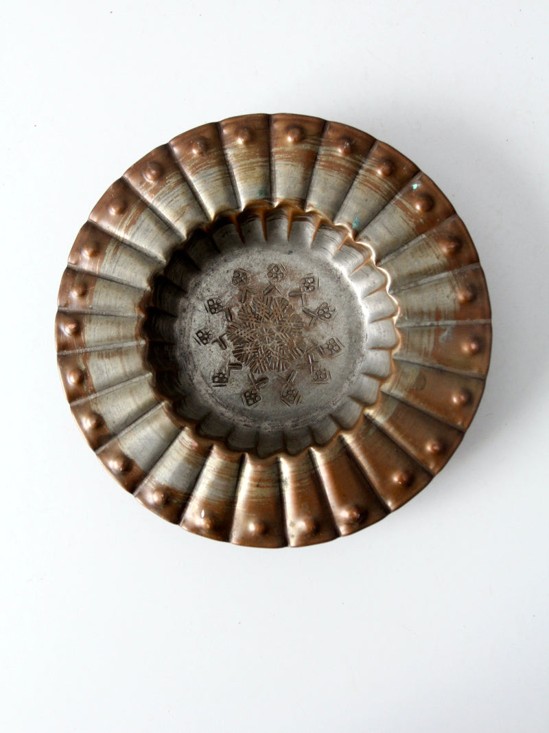 United Arab Republic copper bowl ca. 1960
