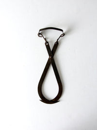 antique ice hook tongs