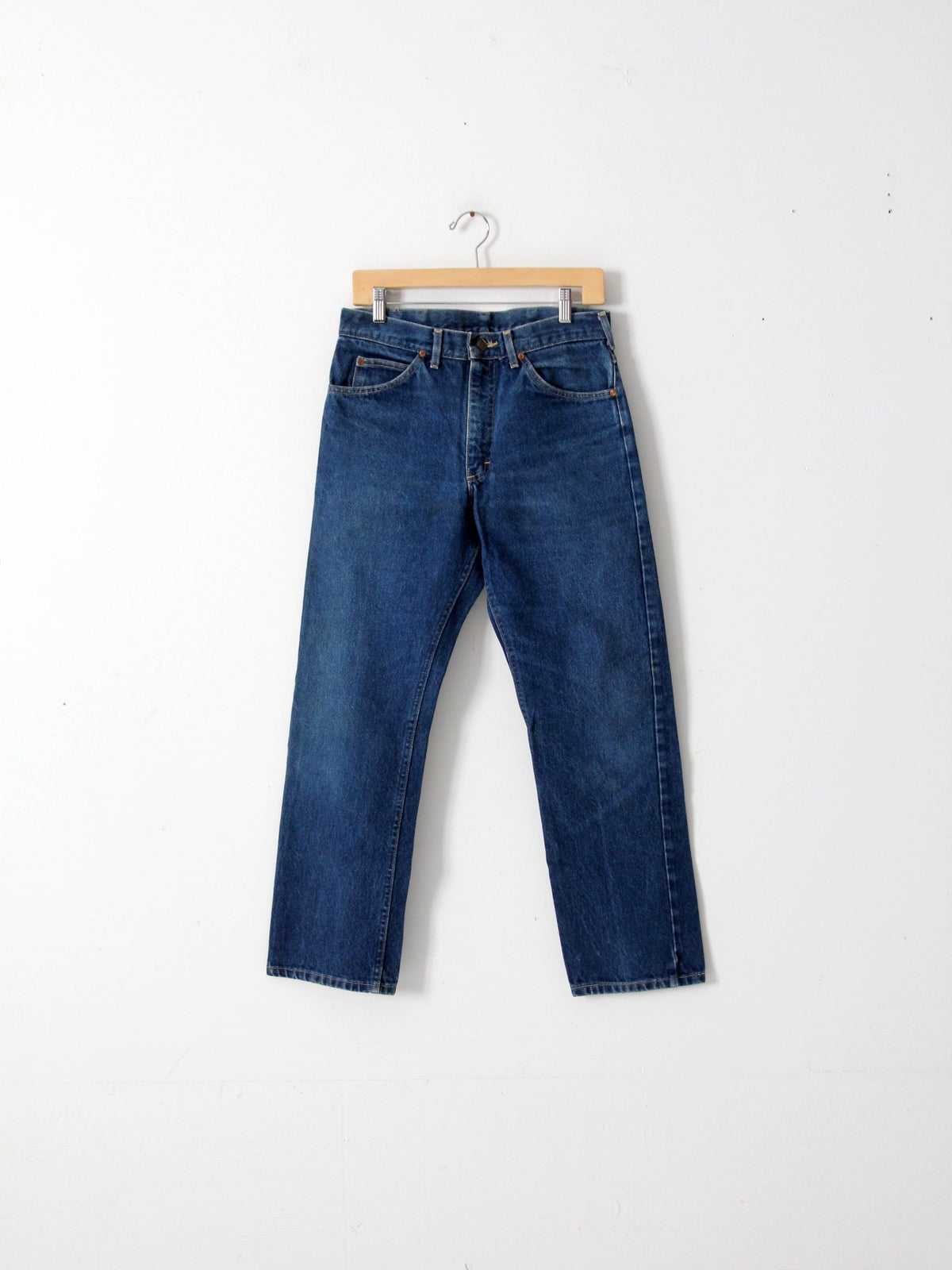 Jean Femme Lee Riders Relaxed Fit - Taille 36, Jambe 31 - Bleu Foncé Délavé - Occasion Très Bon État