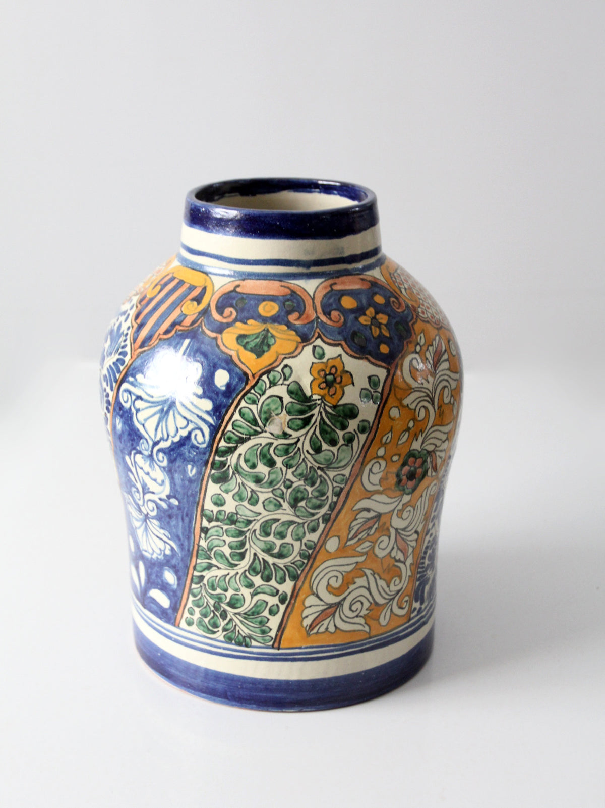 vintage Talavera style vase