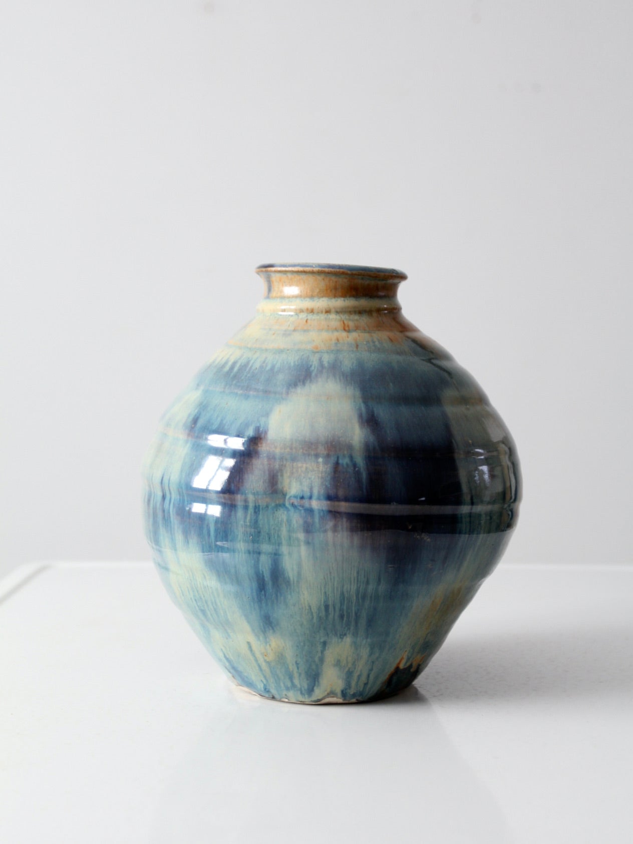 vintage large studio pottery vase – 86 Vintage