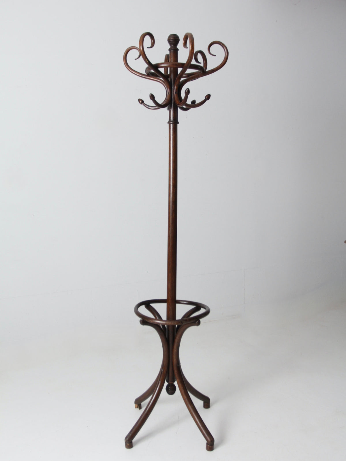 antique bentwood hall tree