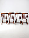 vintage oak dining chairs set of 4