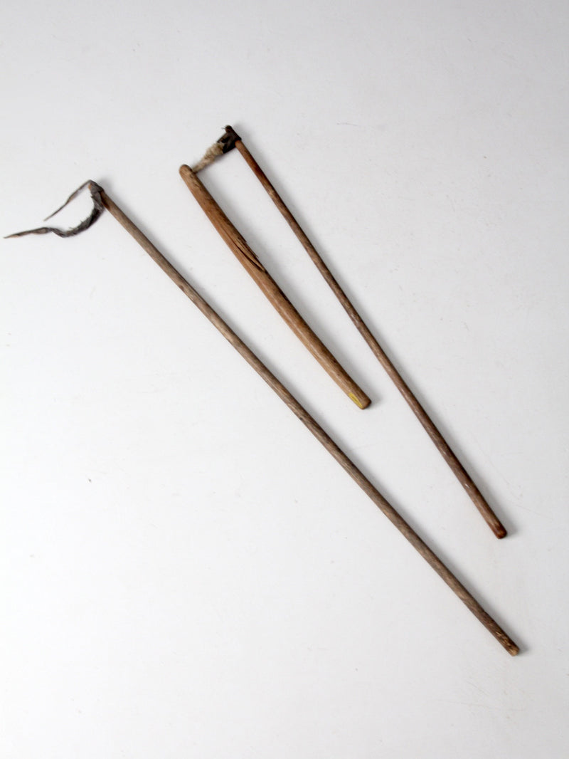 antique primitive harvest tools