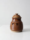 vintage 70s studio pottery jar