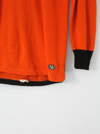 vintage wool cycling jersey with back pocket