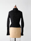 vintage angora sweater with cowl neck
