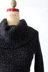 vintage angora sweater with cowl neck